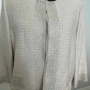 Stunning St John Couture ivory jacket in size 12. Excellent condition!